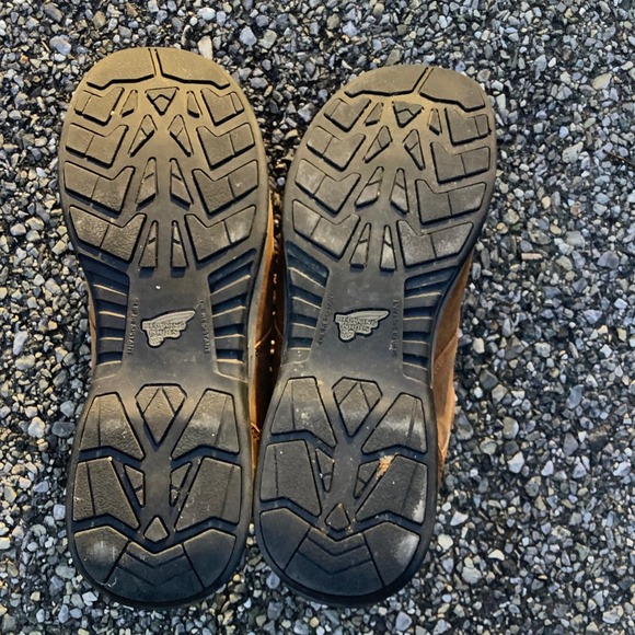 Red Wing Shoes Work Oxford Brown Leather Lace Up Safety Toe Men's Size 10H - Picture 5 of 13